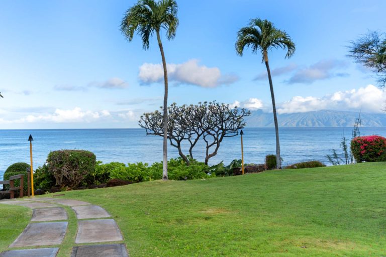 Photo of a pathway with access to the ocean